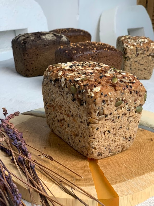 Хлеб "Ржаной с семечкой", 530 гр.